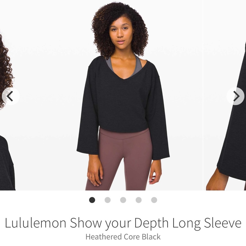 Lululemon show your depth long sleeve